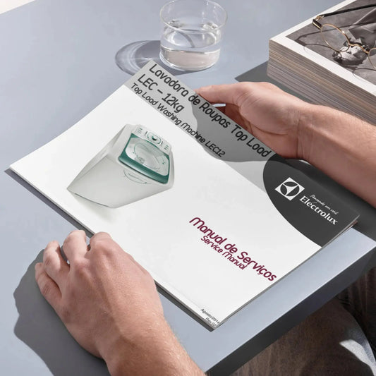 Manual de servicio de la lavadora Electrolux LEC12 - Descargar PDF