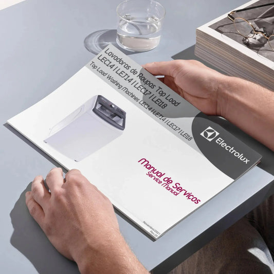 Manual de servicio de lavadoras Electrolux LEC14, LEJ14, LEC17, LEI18 - Descargar PDF