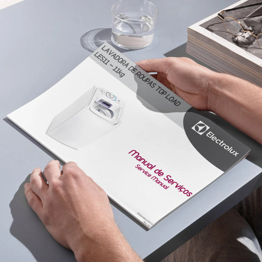 Manual Técnico de Serviços Lavadora Electrolux LES11 - Baixar PDF