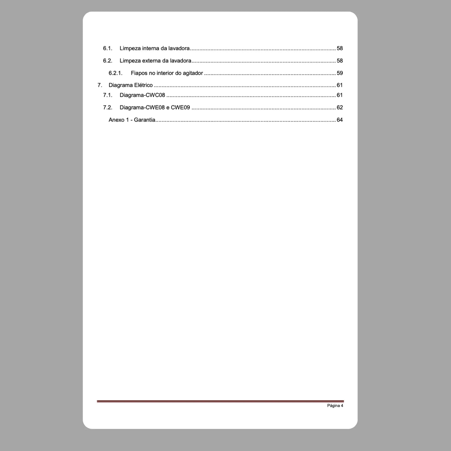 Manual Técnico de Serviços Lavadora Consul CWC08AB, CWE08AB, CWE09AB - Baixar PDF