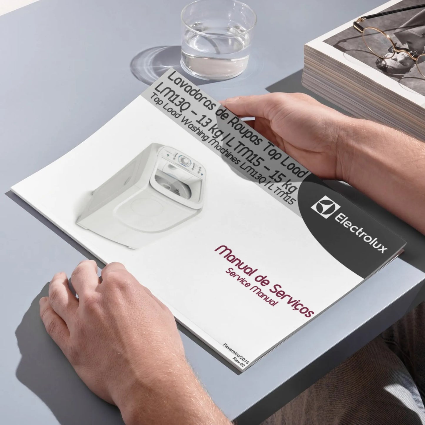 Manual Técnico de Serviços Lavadora Electrolux LM13Q, LTM15 - Baixar PDF