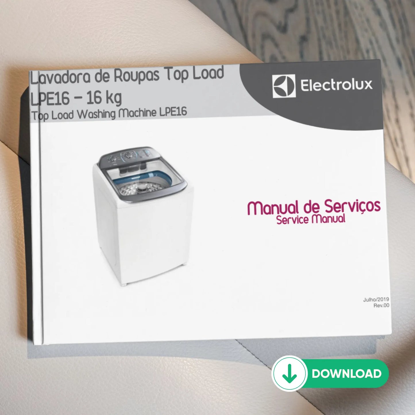 Manual Técnico de Serviços Lavadora Electrolux LPE16 - Baixar PDF