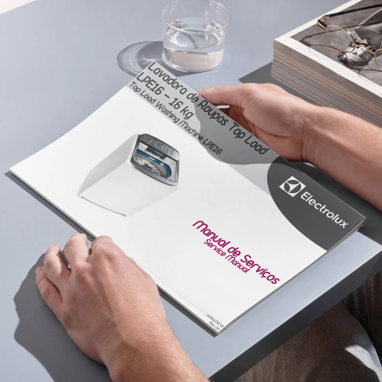 Manual Técnico de Serviços Lavadora Electrolux LPE16 - Baixar PDF
