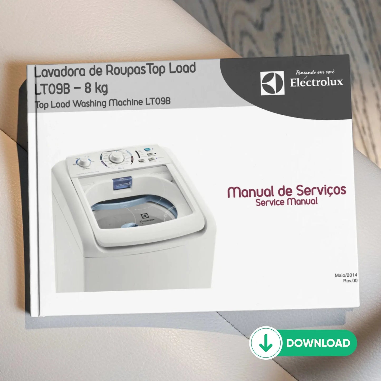 Manual Técnico de Serviços Lavadora Electrolux LT09B - Baixar PDF Electrolux