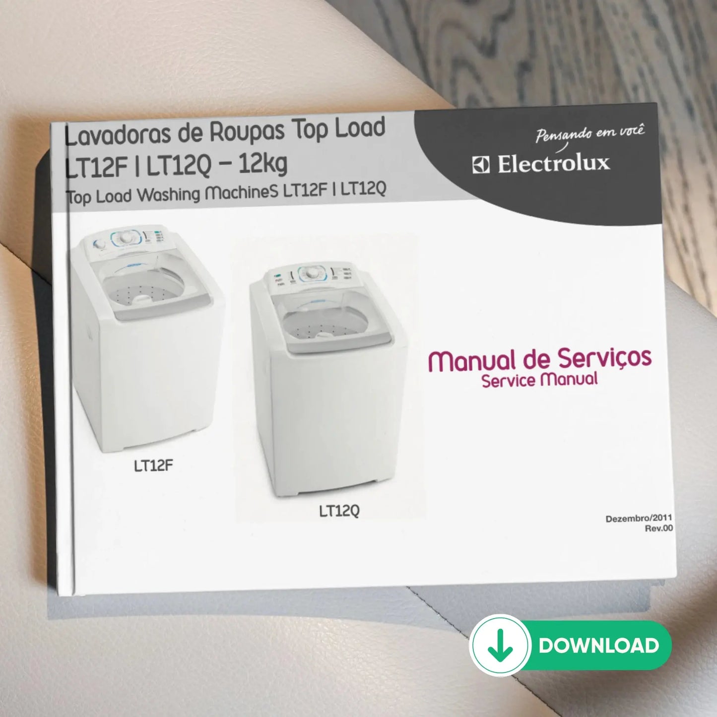 Manual Técnico de Serviços Lavadora Electrolux LT12F / LT12Q - Baixar PDF Electrolux