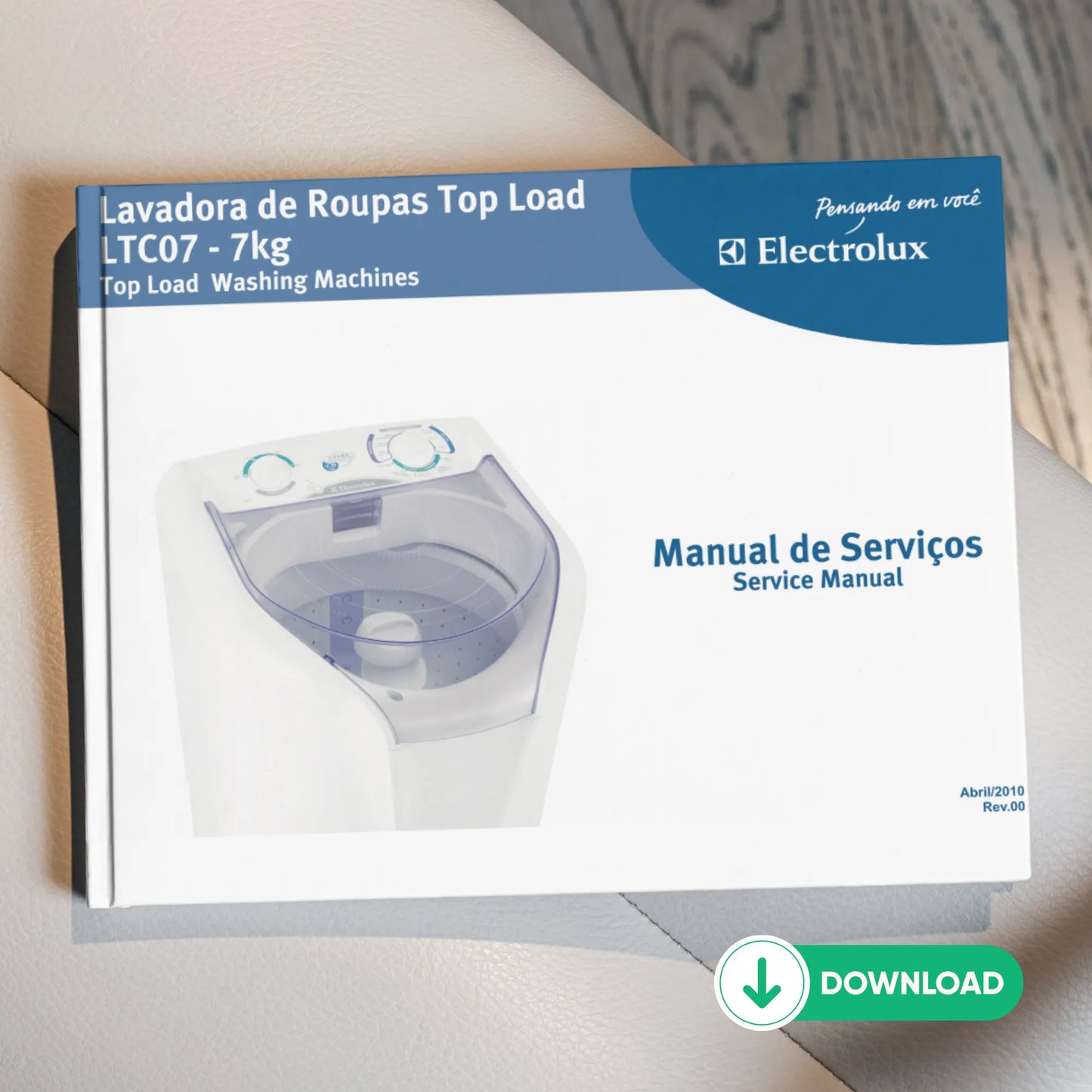 Manual Técnico de Serviços Lavadora Electrolux LTC07 - Baixar PDF