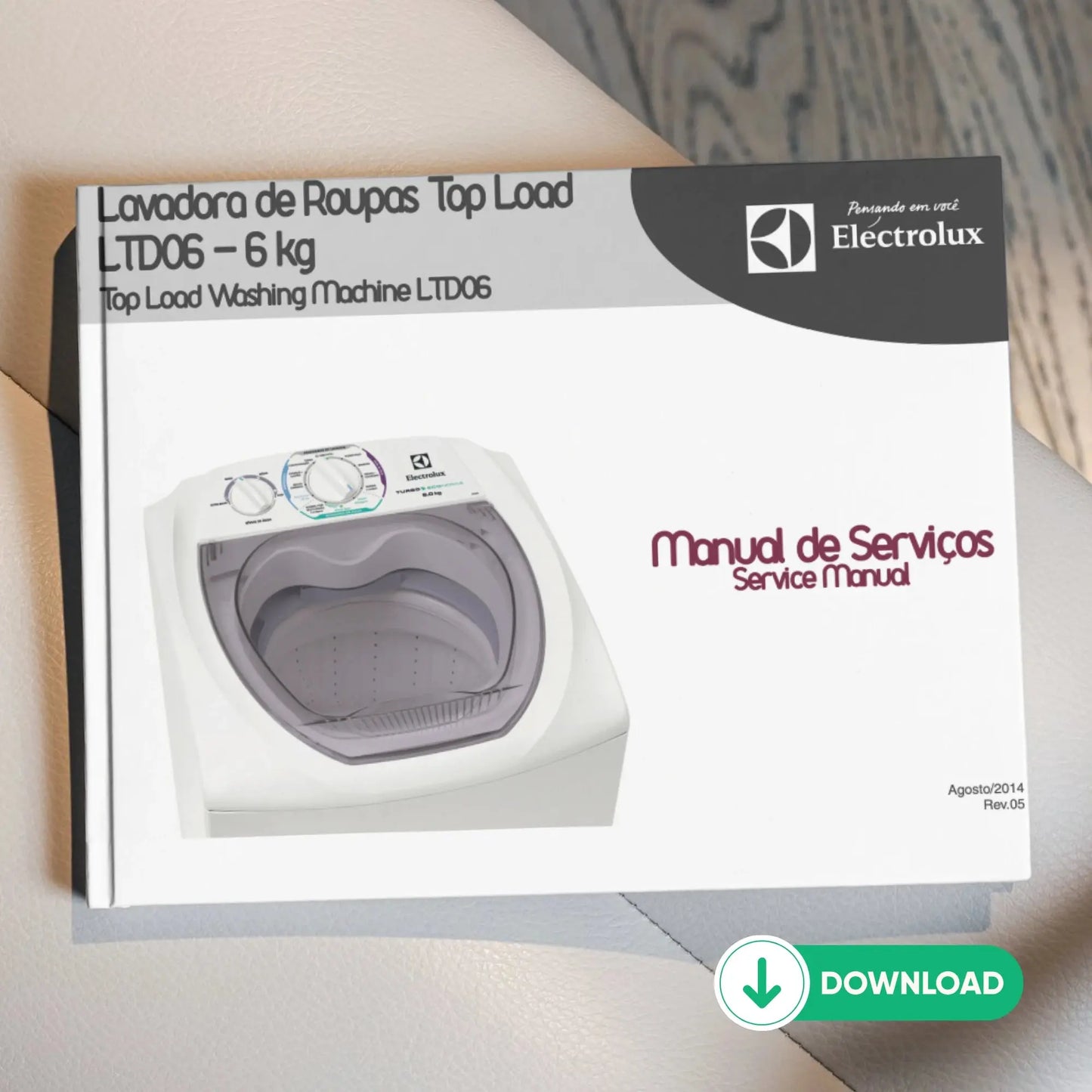 Manual Técnico de Serviços Lavadora Electrolux LTD06 - Baixar PDF Electrolux