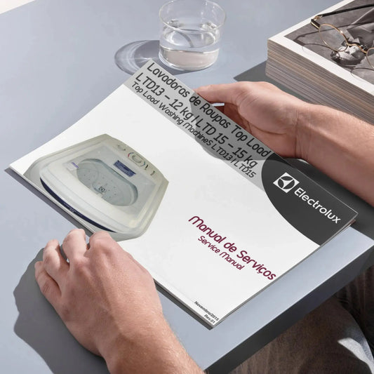 Manual de servicio de lavadoras Electrolux LTD13, LTD15, LDD16 - Descargar PDF