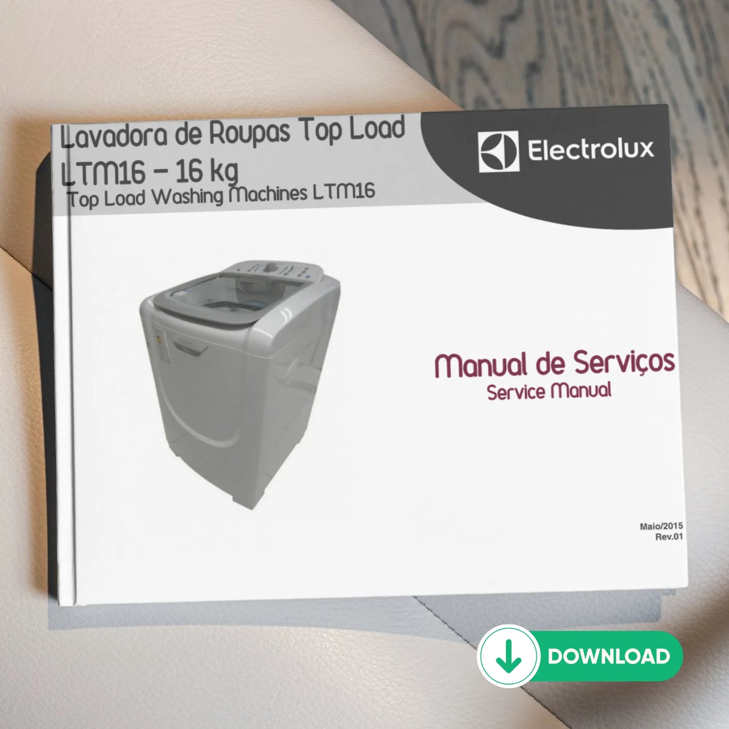 Manual Técnico de Serviços Lavadora Electrolux LTM16 - Baixar PDF