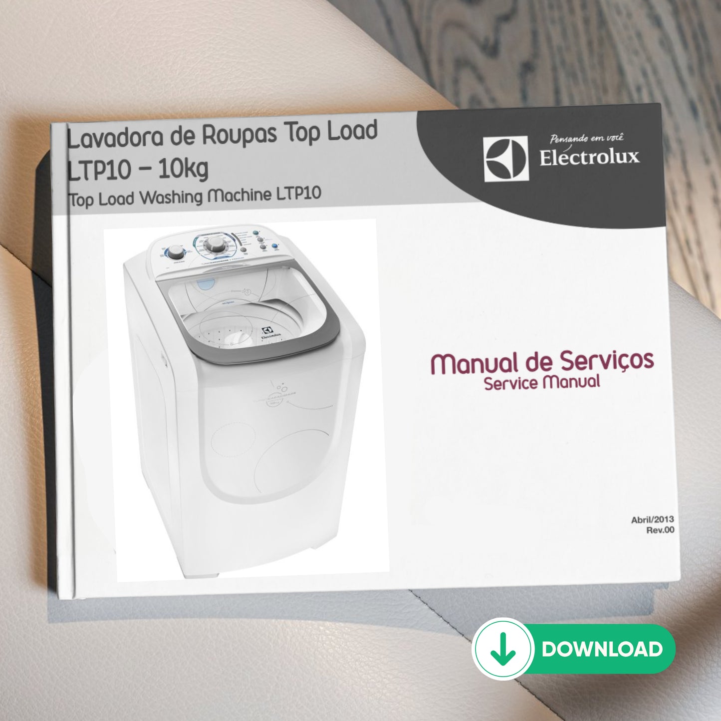 Manual Técnico de Serviços Lavadora Electrolux LTP10 - Baixar PDF Electrolux-1