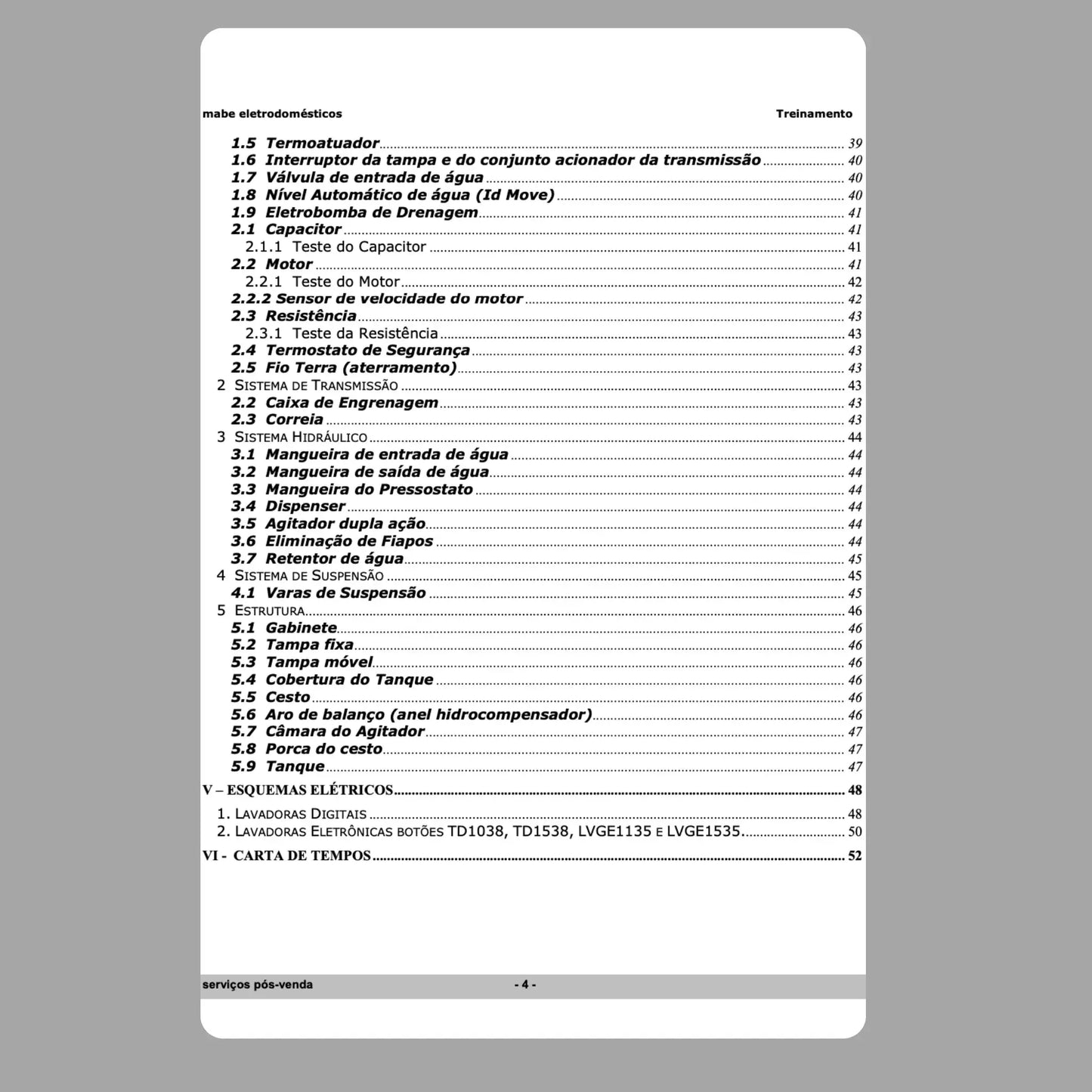 Manual Técnico de Serviços Lavadora GE LVGE10, LVGE11, LVGE12, LVGE15, TD10, TD15 - Baixar PDF GE