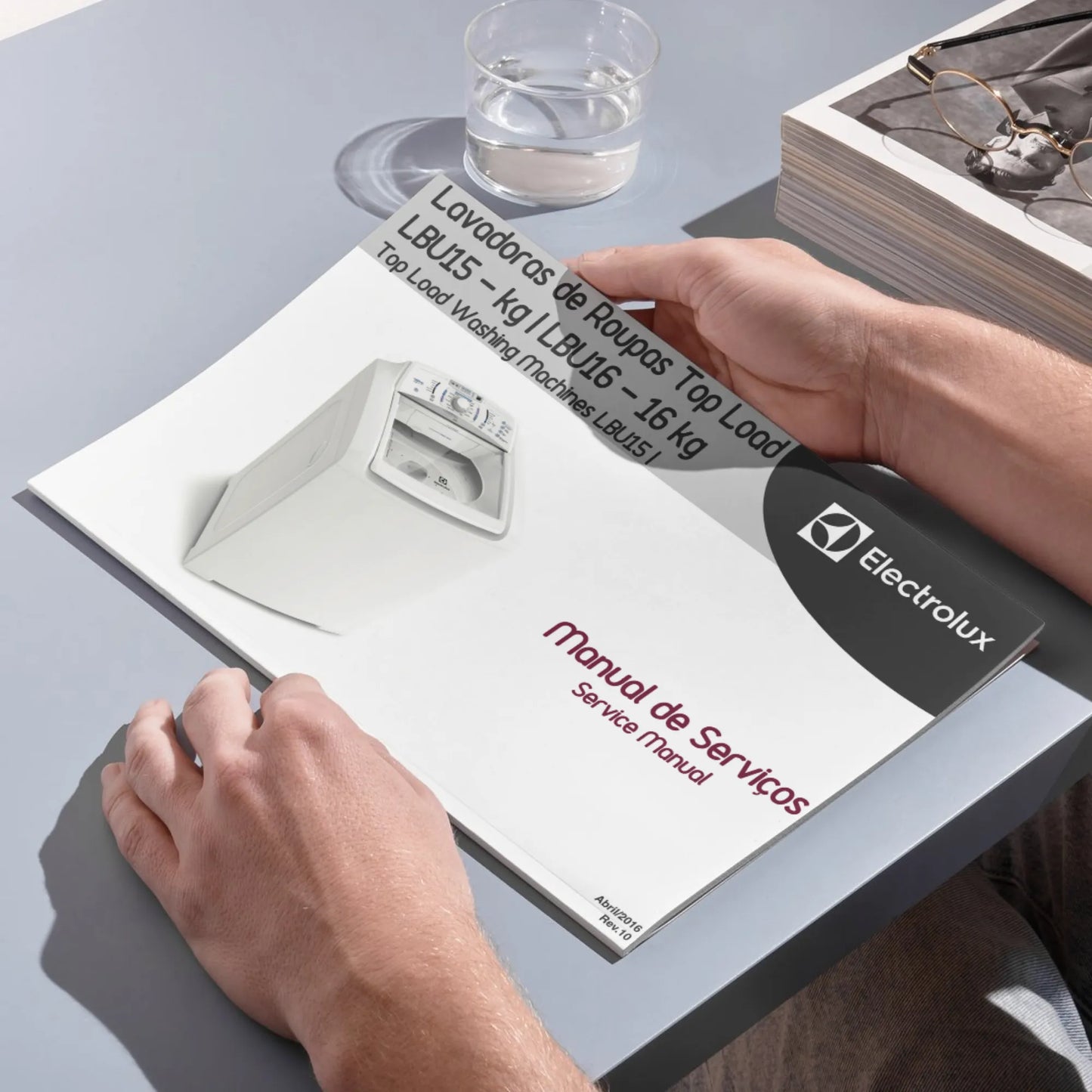 Manual Técnico de Serviços Lavadoras Electrolux LBU15 e LBU16 - Baixar PDF