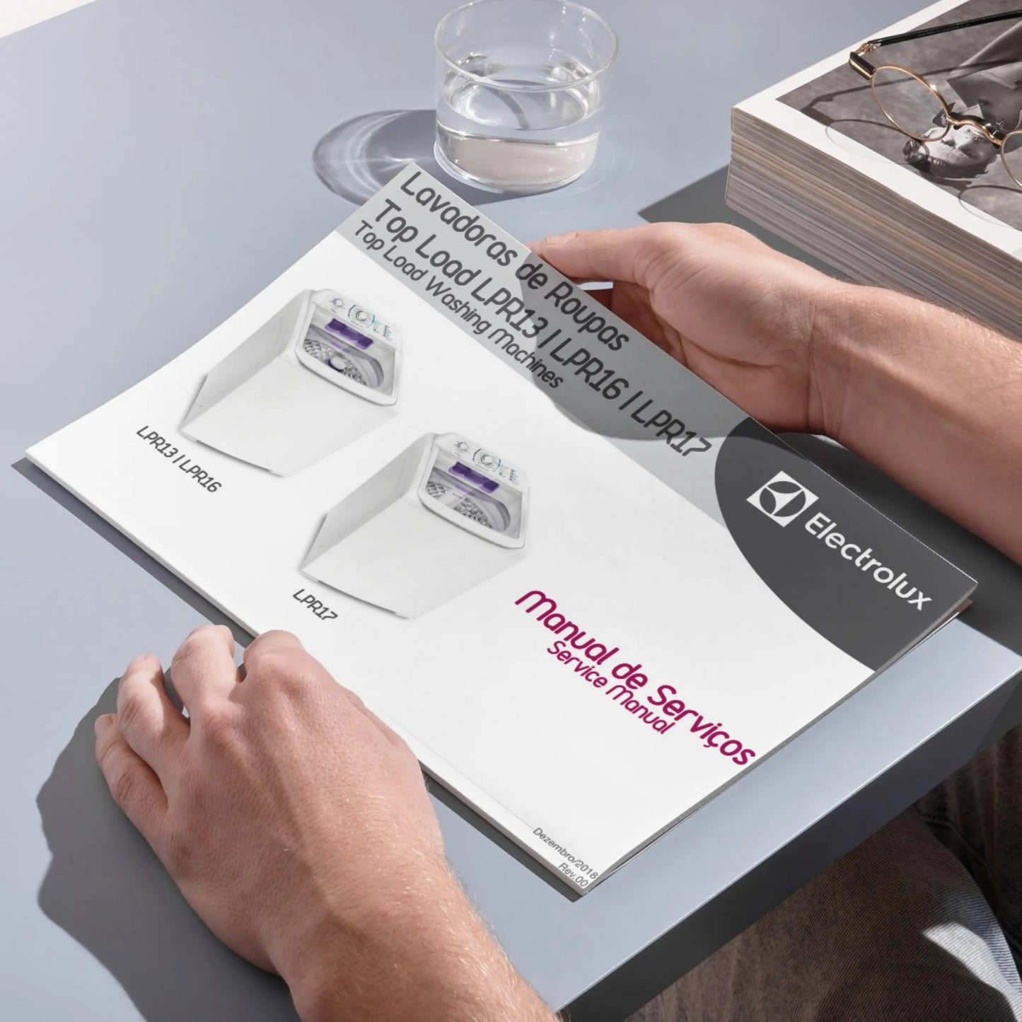 Manual Técnico de Serviços Lavadoras Electrolux LPR13, LPR16, LPR17 - Baixar PDF