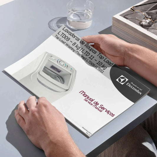 Manual técnico de servicio de lavadoras Electrolux LTD08/LTD09/LTD10/LTD11 - Descargar PDF
