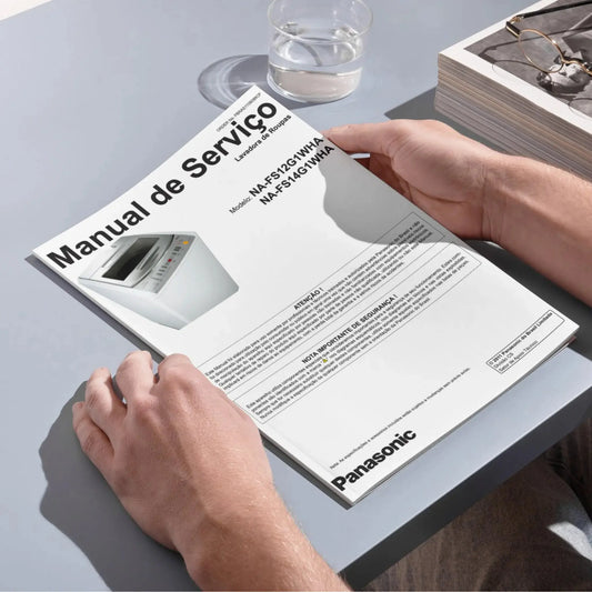Manual de servicio de las lavadoras Panasonic NA-FS12G1WHA y NA-FS14G1WHA - Descargar PDF
