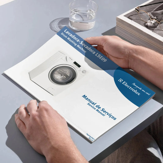 Manual técnico de servicio de lavadora y secadora Electrolux LSE09 - Descargar PDF