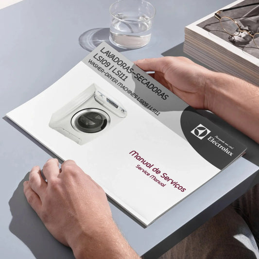 Manual técnico de servicio de lavadoras y secadoras Electrolux LSI09 y LSI11 Descargar PDF