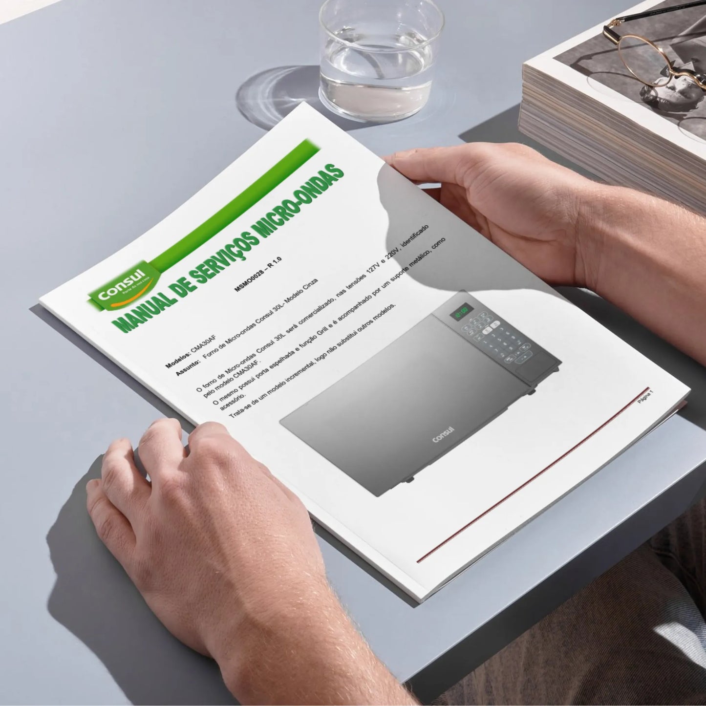 Manual técnico de servicio del microondas Consul CMA30AF - Descargar PDF