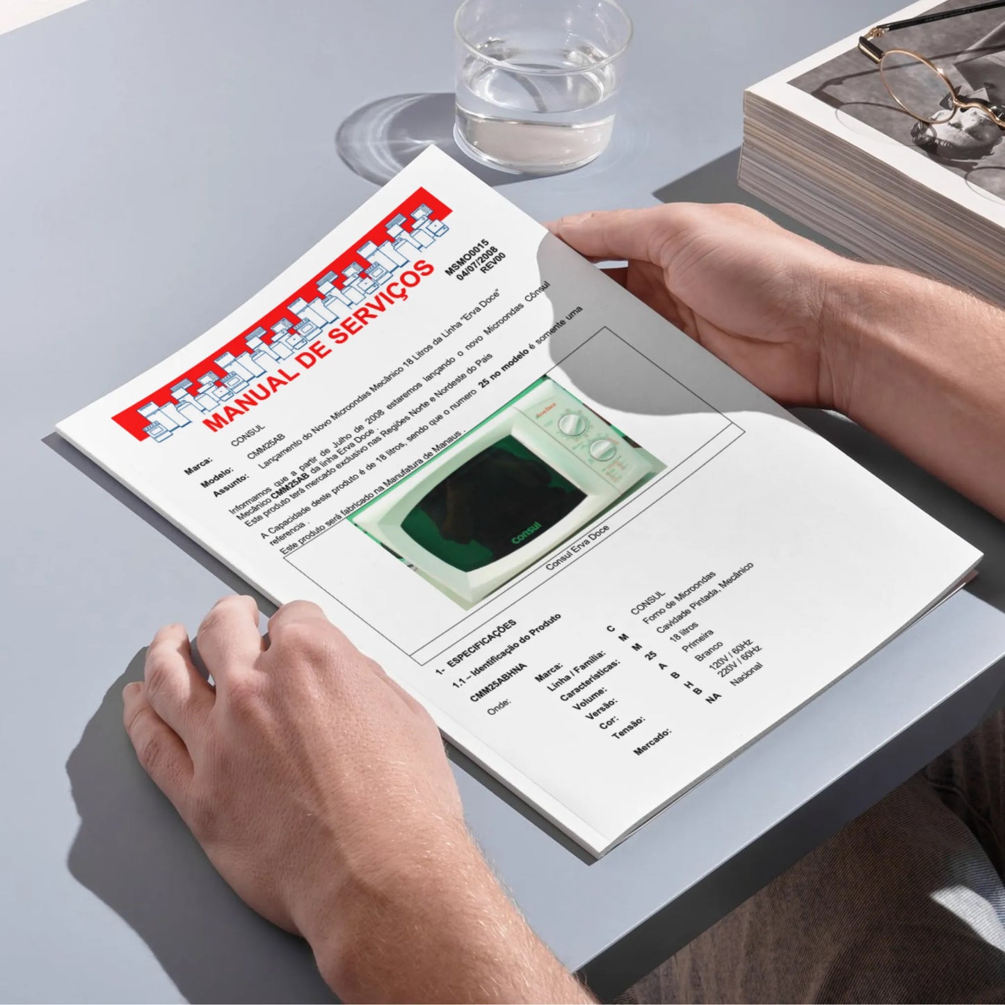 Manual Técnico de Serviços Micro-ondas Consul CMM25AB - Baixar PDF