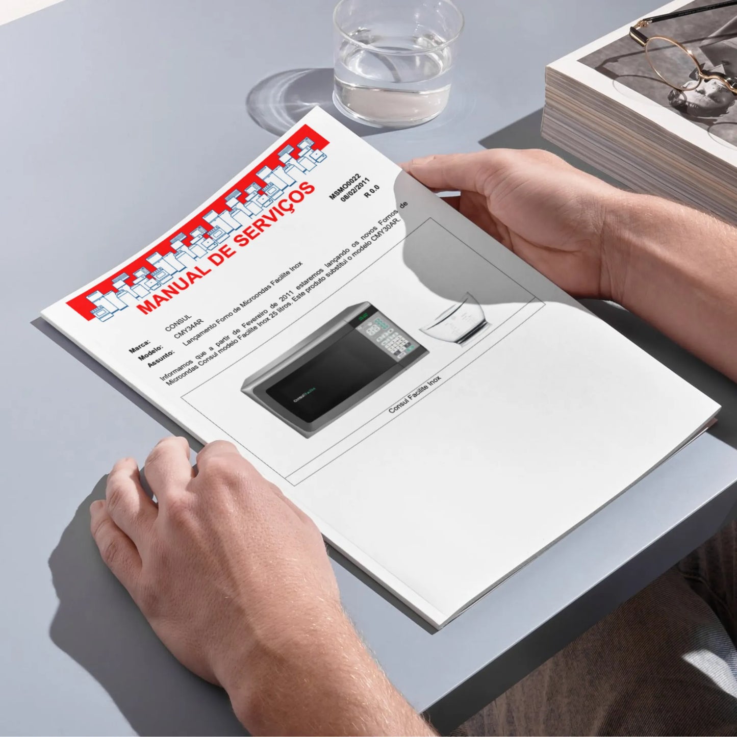 Manual Técnico de Serviços Micro-ondas Consul CMY34AR - Baixar PDF