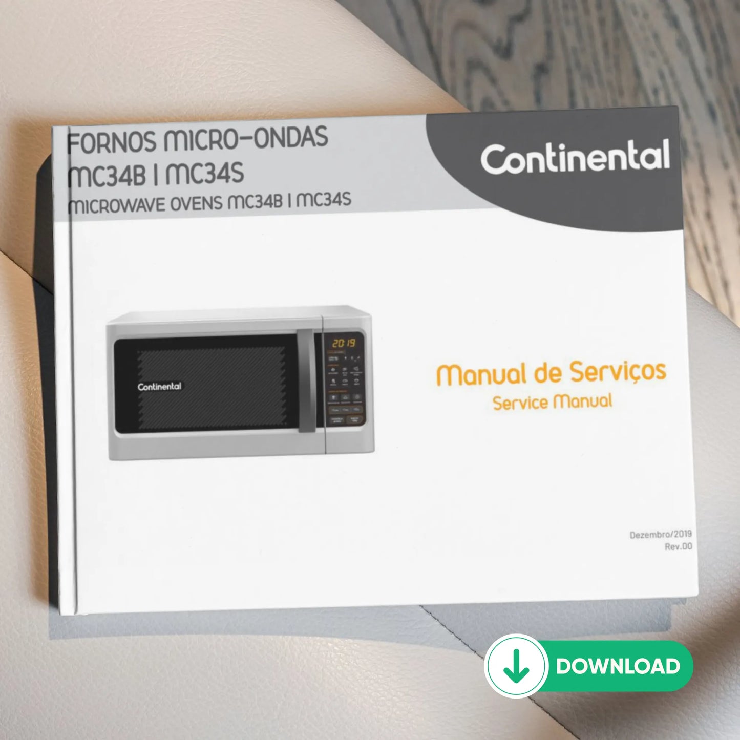 Manual Técnico de Serviços Micro-ondas Continental MC34B/MC34S - Baixar PDF