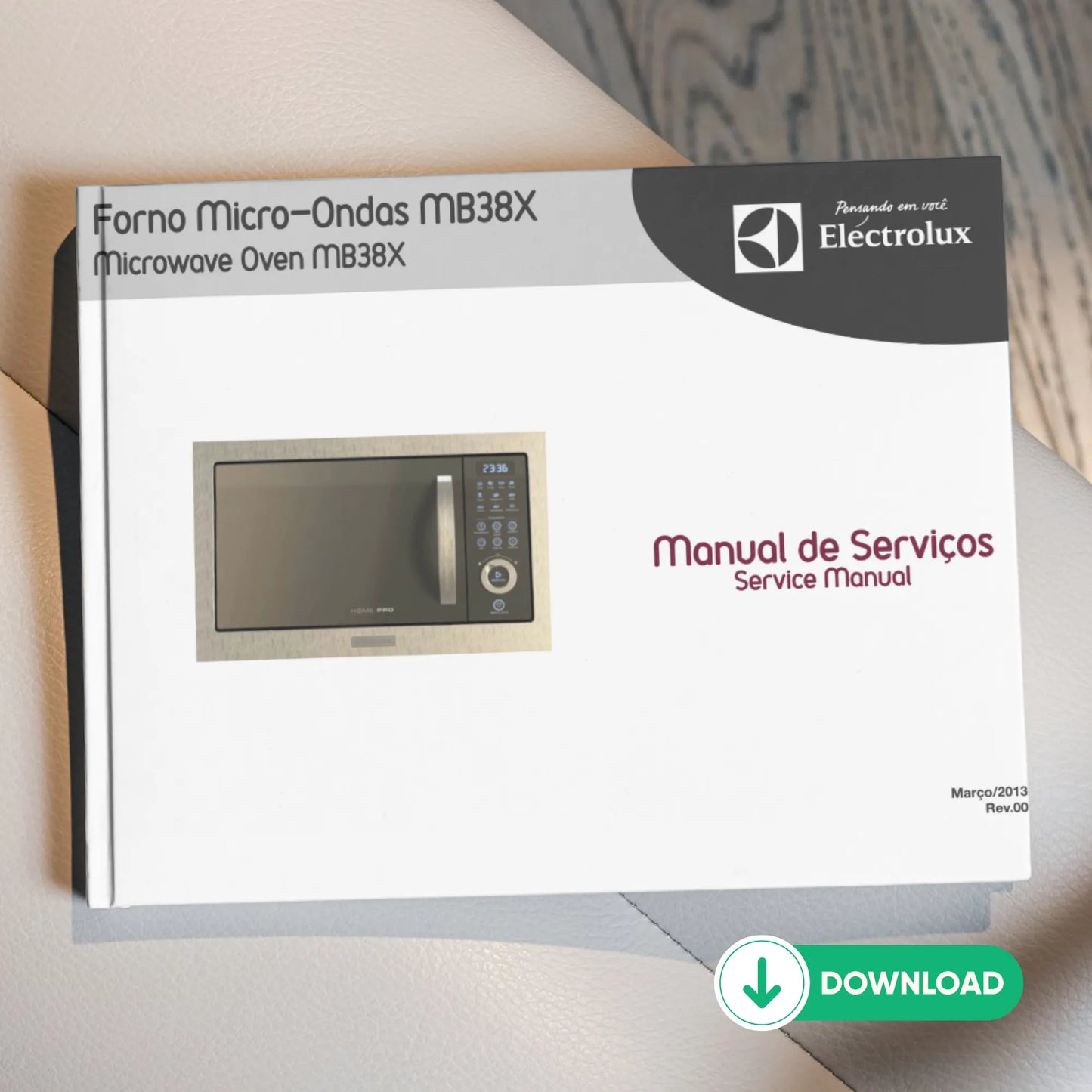 Manual Técnico de Serviços Micro-ondas Electrolux MB38X - Baixar PDF