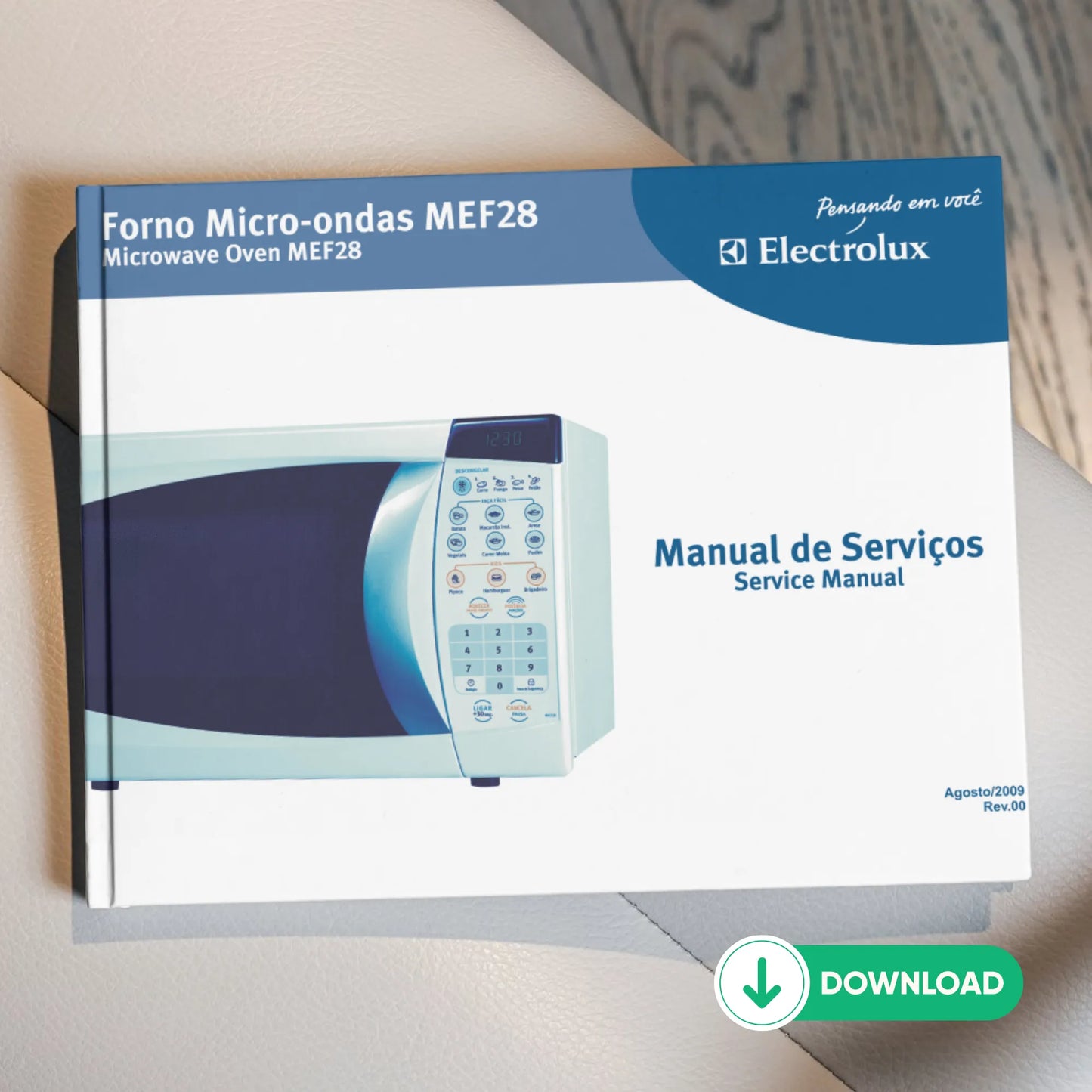 Manual Técnico de Serviços Micro-ondas Electrolux MEF28 - Baixar PDF