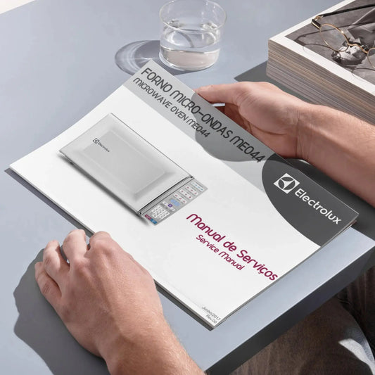 Manual técnico de servicio del microondas Electrolux MEO44 - Descargar PDF