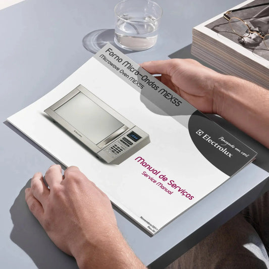 Manual de servicio del microondas Electrolux MEX55 - Descargar PDF