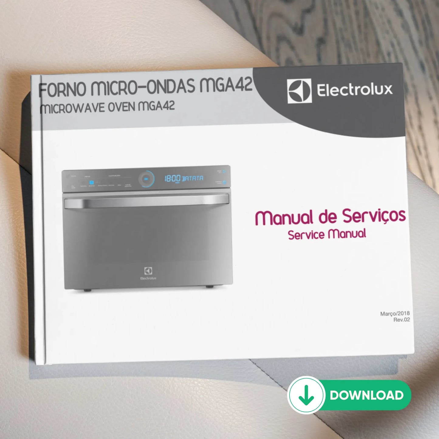 Manual Técnico de Serviços Micro-ondas Electrolux MGA42 - Baixar PDF