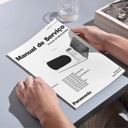 Manual de servicio del horno microondas Panasonic NN-7958 - Descargar PDF
