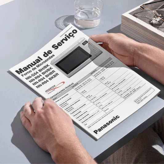 Manual de servicio del horno microondas Panasonic NN-G54BH / BK-NN R94BH / BK-NN R94BHBR / NN R94BKBR - Descargar PDF