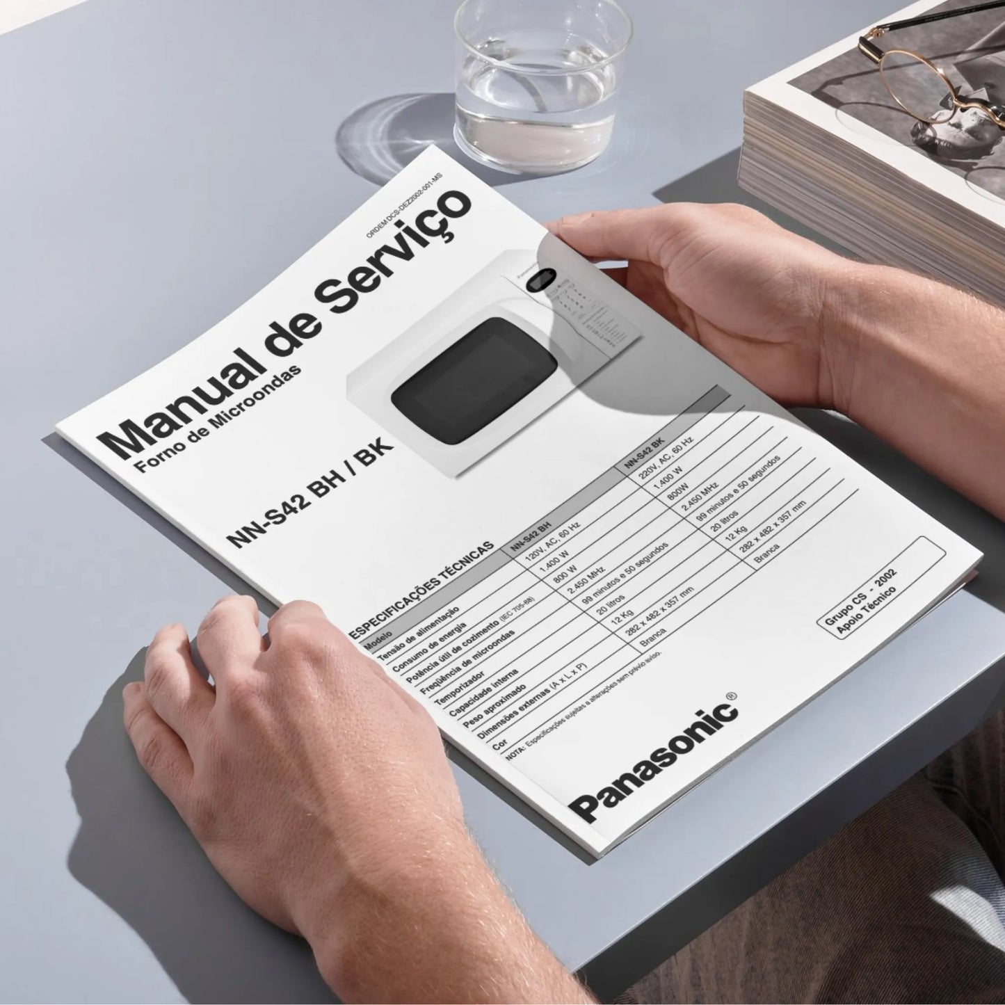 Manual Técnico de Serviços Micro-ondas Panasonic NN-S42 BH/BK - Baixar PDF
