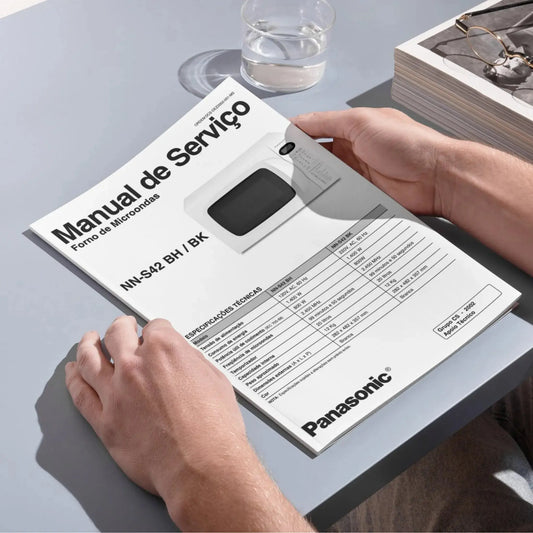 Manual de servicio técnico del horno microondas Panasonic NN-S42 BH/BK - Descargar PDF