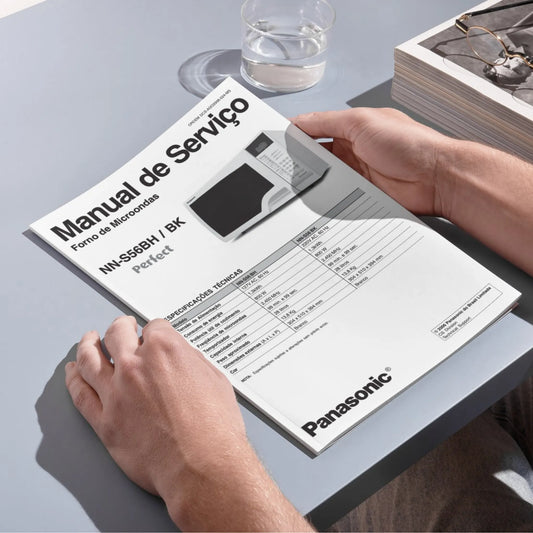 Manual Técnico de Serviços Micro-ondas Panasonic NN-S56BH/BK - Baixar PDF