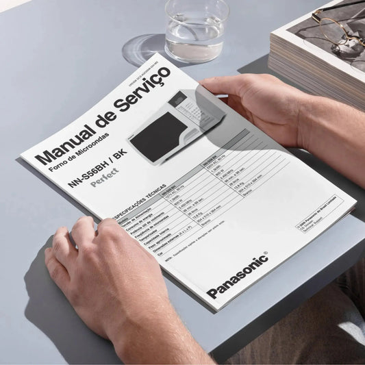 Manual de servicio del horno microondas Panasonic NN-S56BH/BK - Descargar PDF