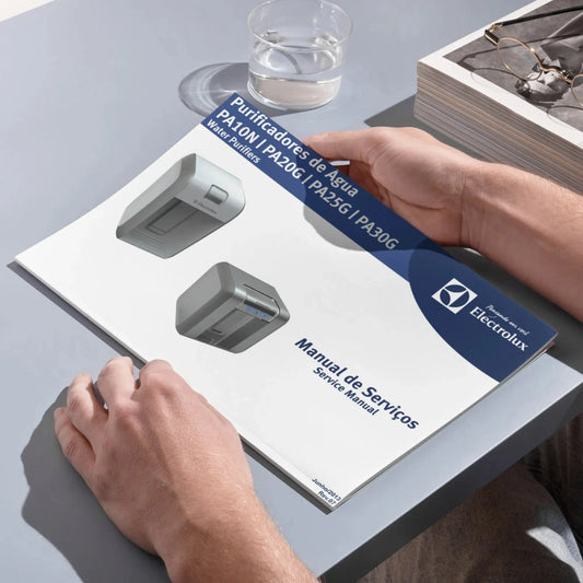 Manual de servicio técnico de los purificadores Electrolux PA10N, PA20G, PA25G y PA30G - Descargar PDF
