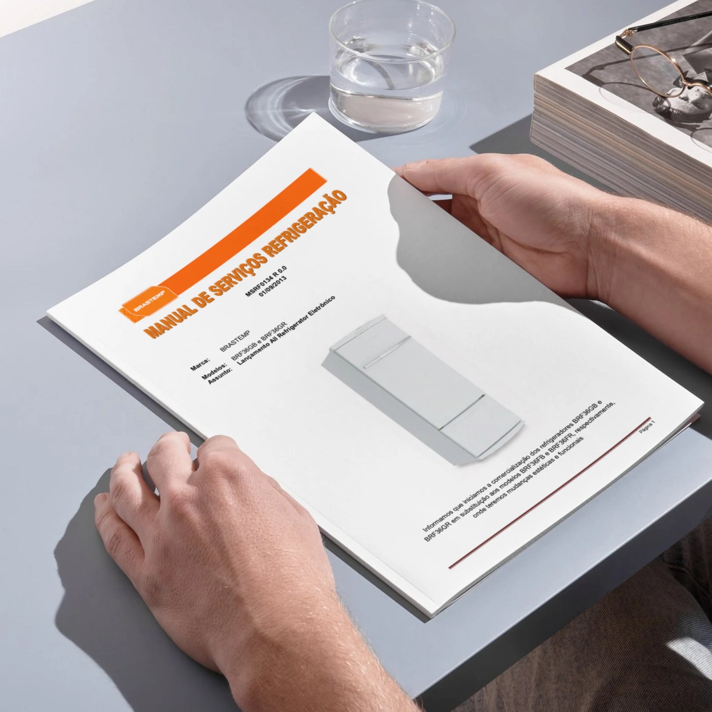 Manual Técnico de Serviços Refrigerador Brastemp BRF36GB / BRF36GR - Baixar PDF