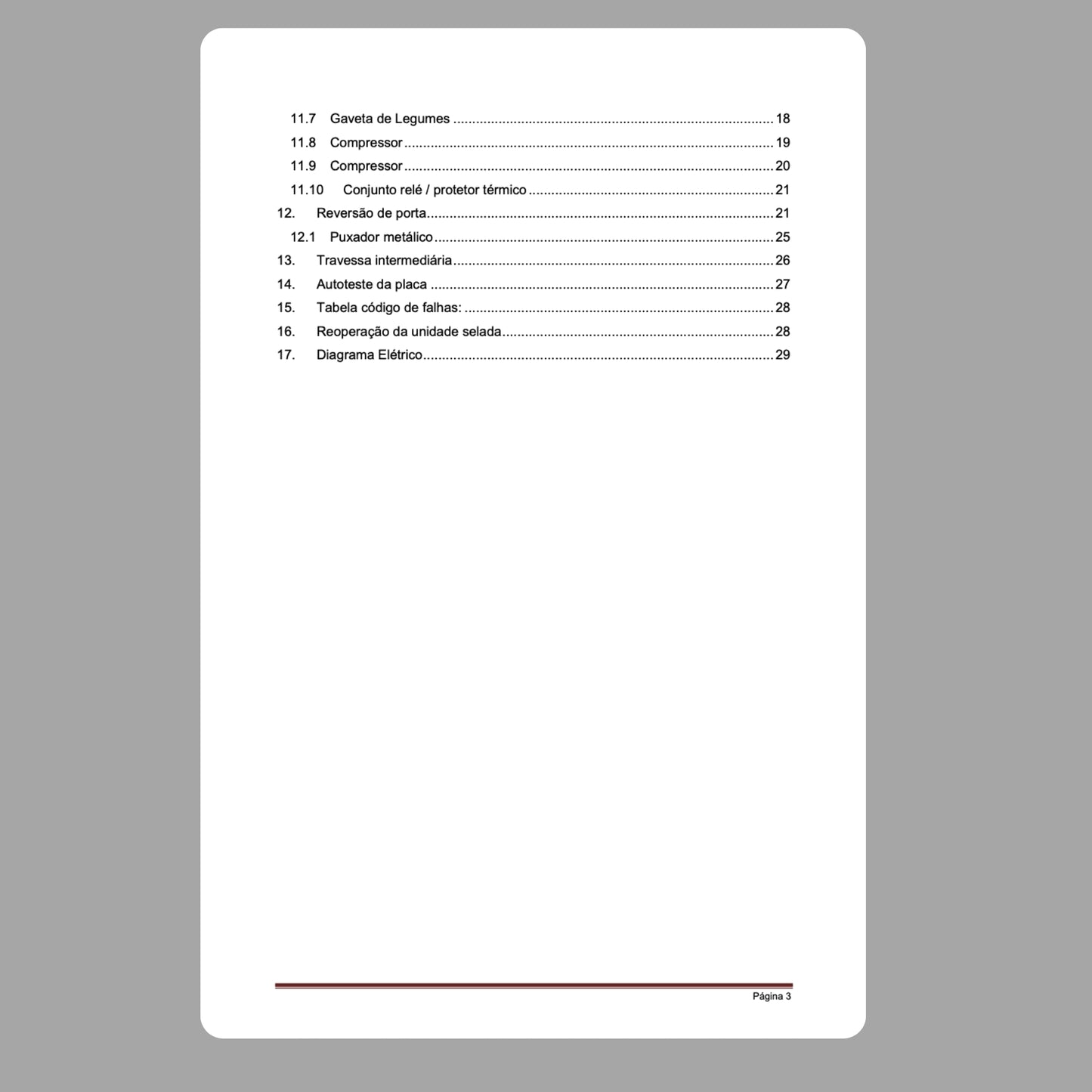 Manual Técnico de Serviços Refrigerador Brastemp BRF36GB / BRF36GR - Baixar PDF