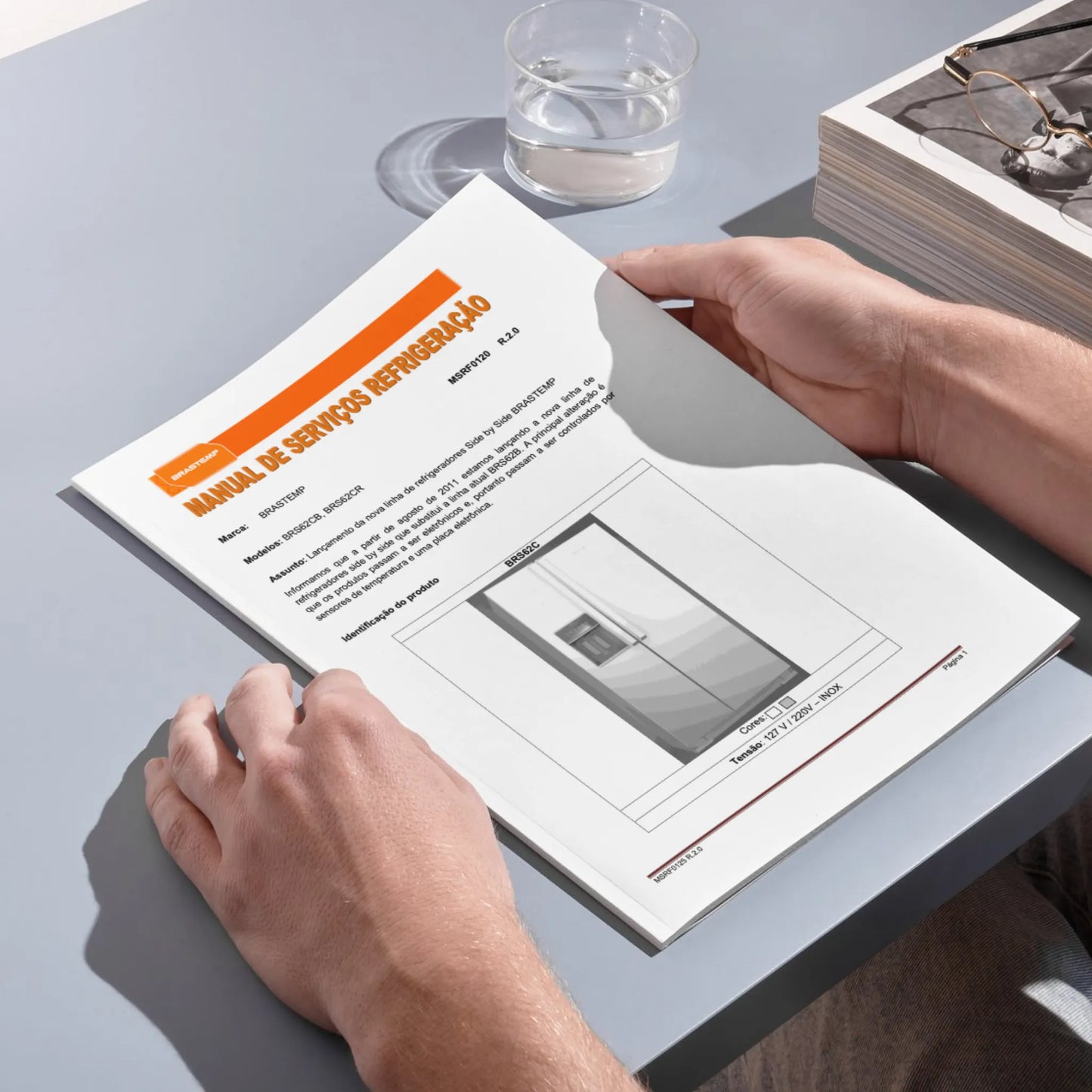 Manual Técnico de Serviços Refrigerador Brastemp BRS62CB/BRS62CR - Baixar PDF