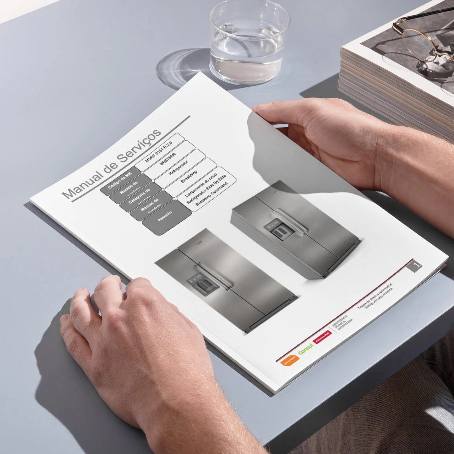Manual Técnico de Serviços Refrigerador Brastemp BRS75BR - Baixar PDF