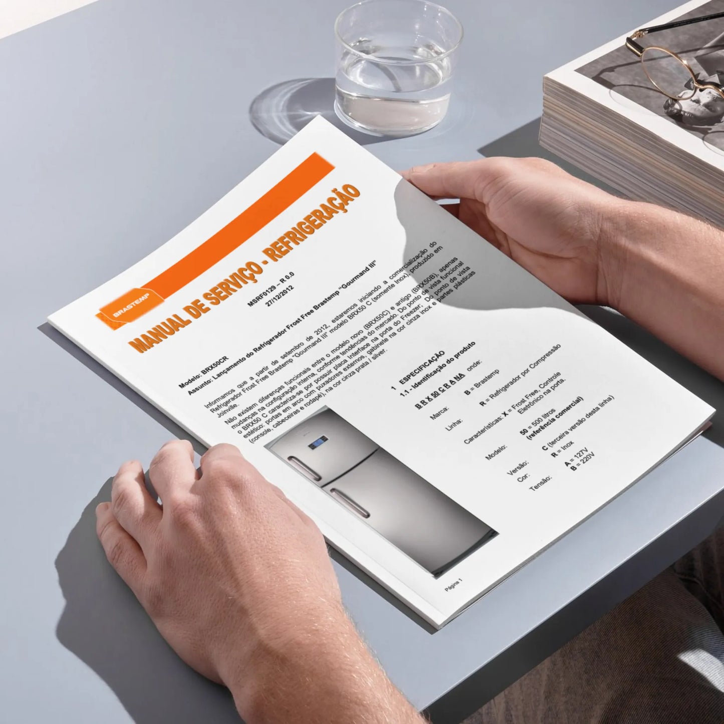 Manual Técnico de Serviços Refrigerador Brastemp BRX50CR - Baixar PDF