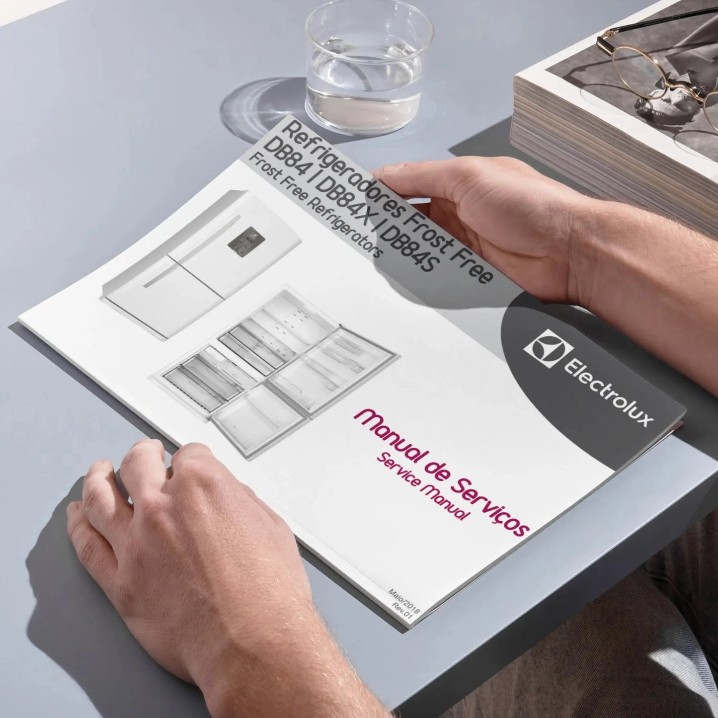 Manual Técnico de Serviços Refrigerador Electrolux DB84, DB84X, DB84S - Baixar PDF Electrolux