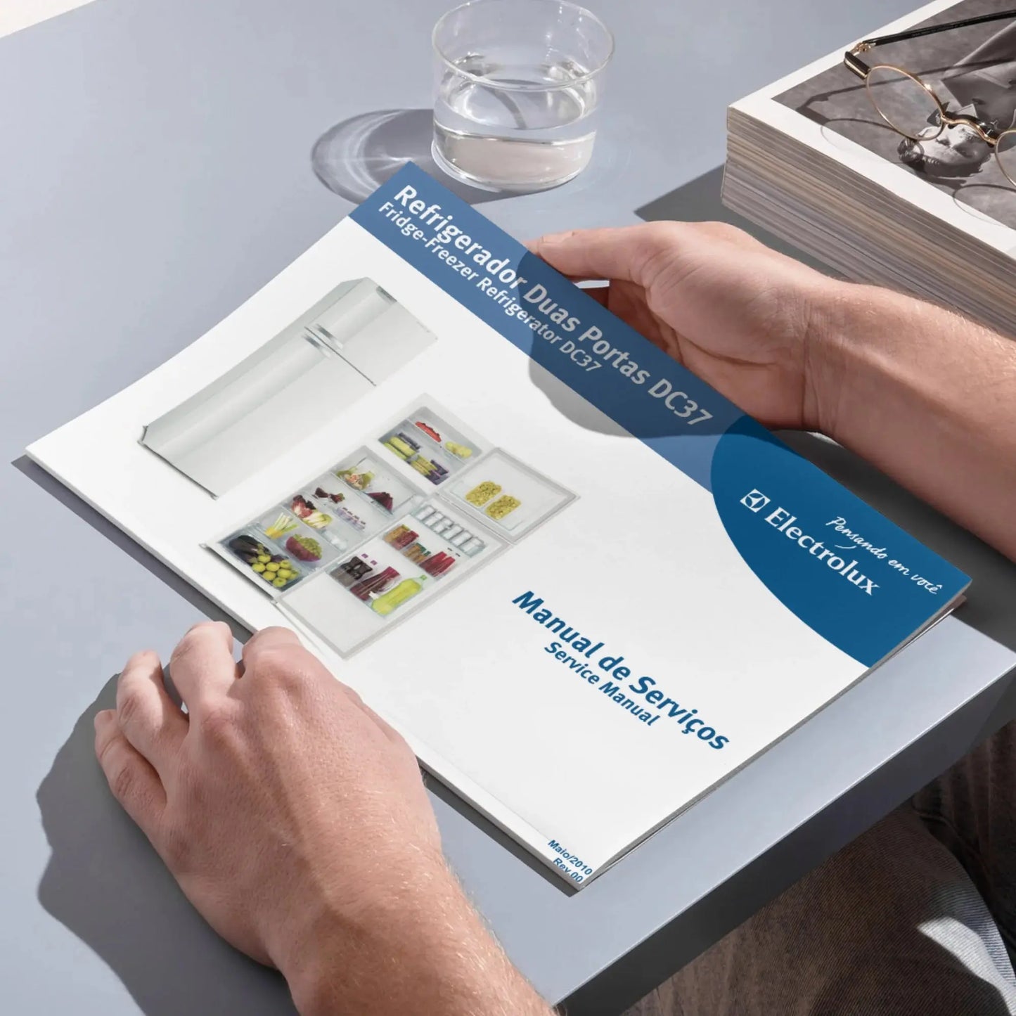 Manual Técnico de Serviços Refrigerador Electrolux DC37 - Baixar PDF Electrolux