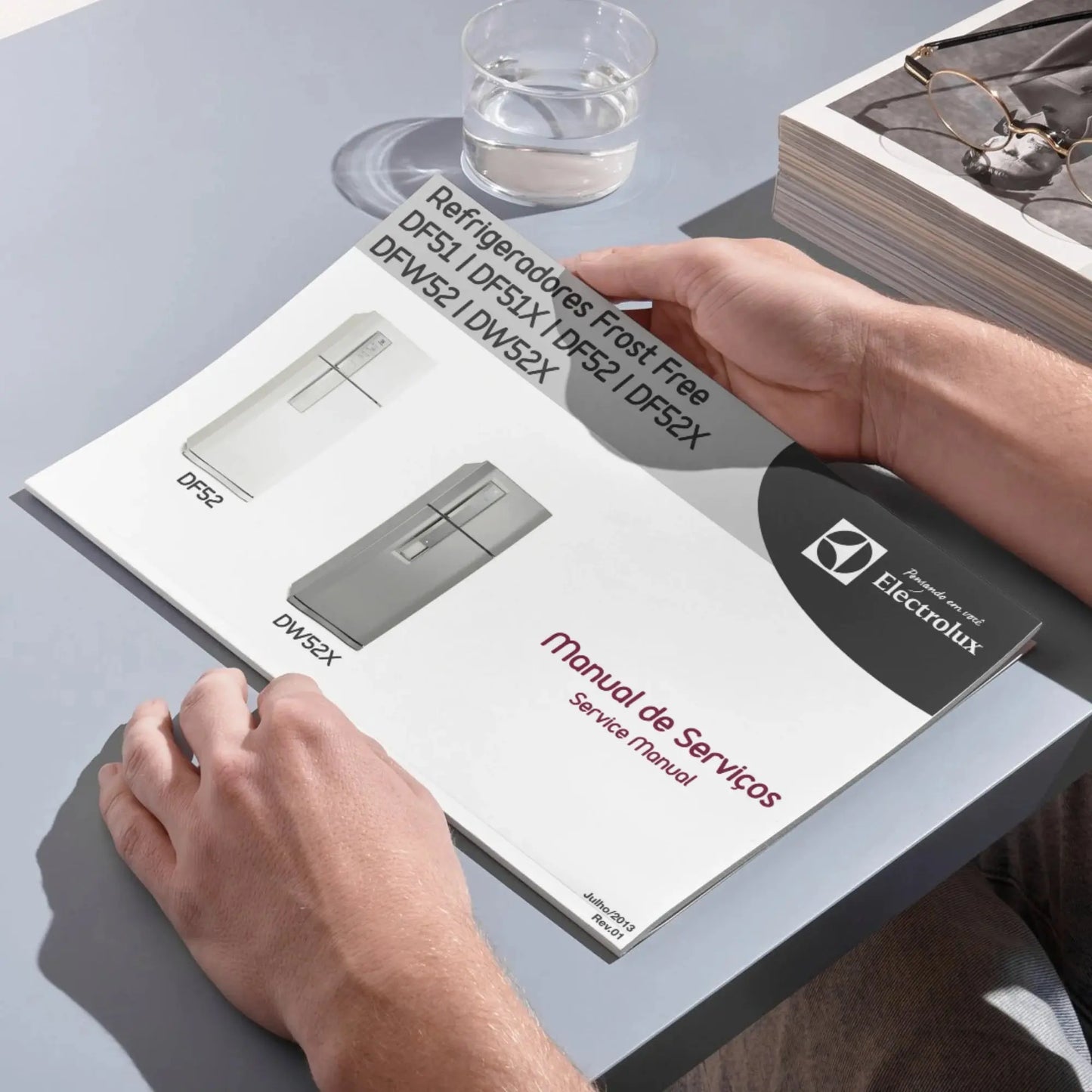 Manual Técnico de Serviços Refrigerador Electrolux DF51, DF51X, DF52, DF52X, DFW52, DW52X - Baixar PDF Electrolux