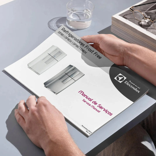 Manual Técnico de Serviços Refrigerador Electrolux DF80/DF80X/DFI80/DI80X - Baixar PDF