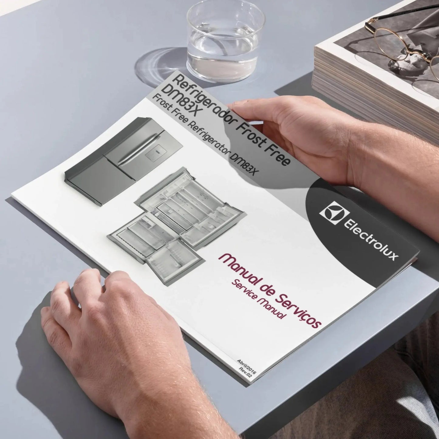 Manual Técnico de Serviços Refrigerador Electrolux DM83X - Baixar PDF Electrolux
