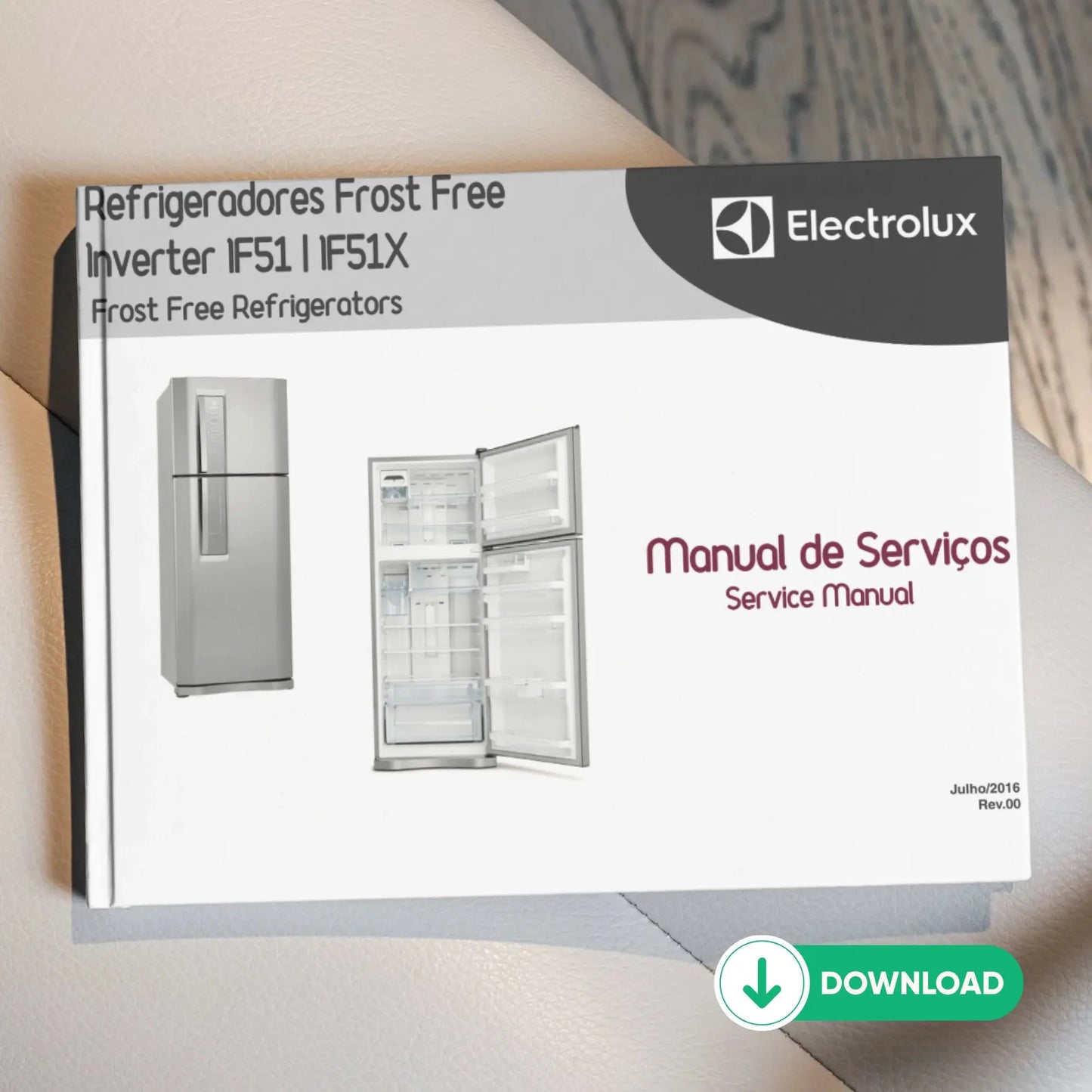 Manual Técnico de Serviços Refrigerador Electrolux IF51 - Baixar PDF Electrolux