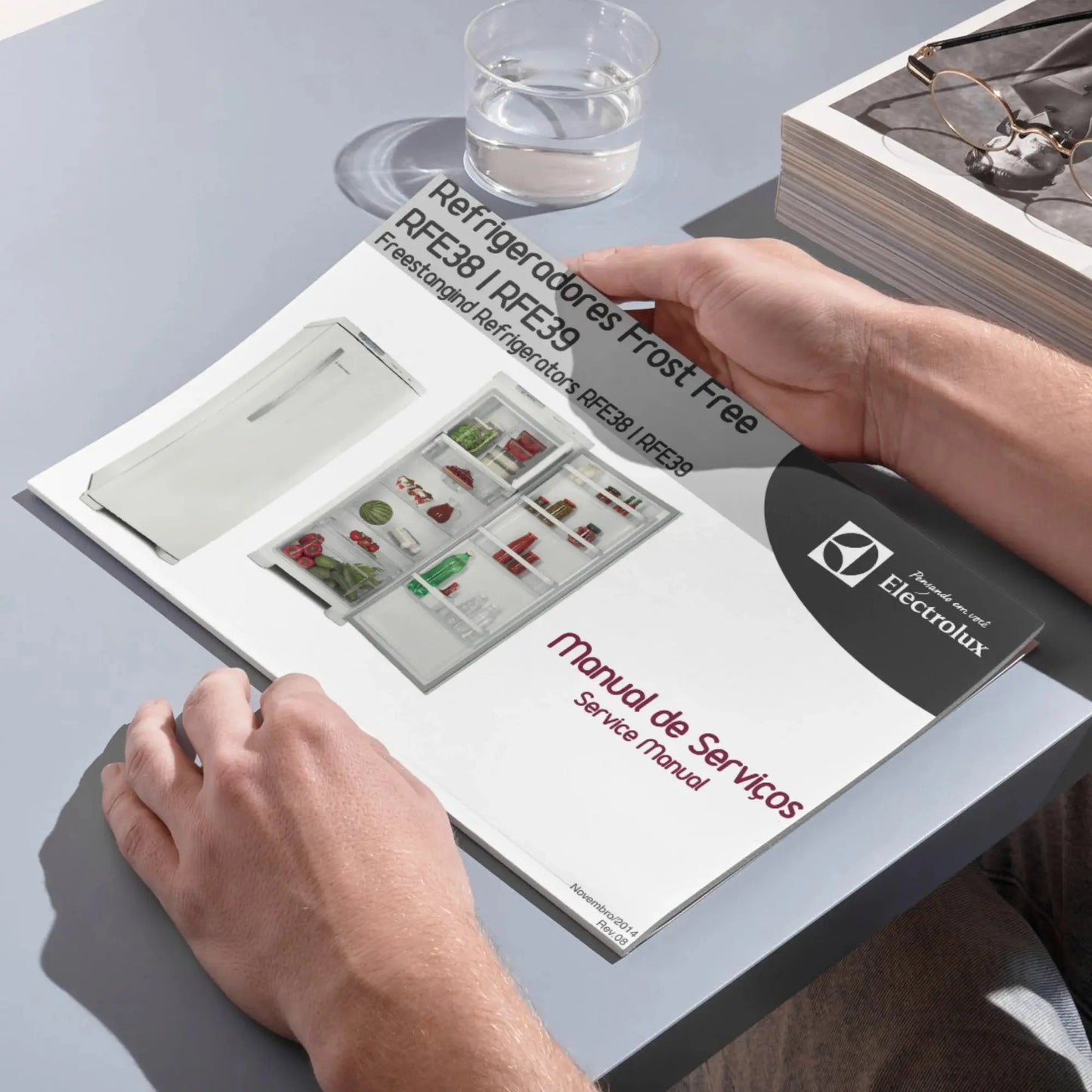 Manual Técnico de Serviços Refrigerador Electrolux RFE38 / RFE39 - Baixar PDF Electrolux