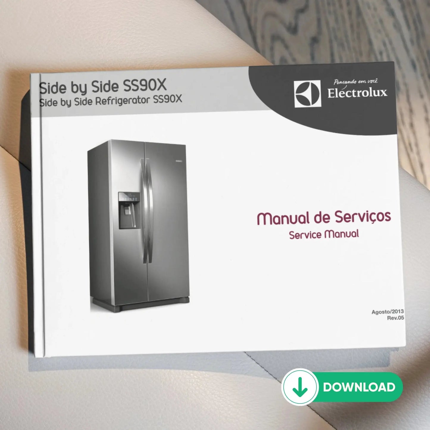 Manual Técnico de Serviços Refrigerador Electrolux SS90X - Baixar PDF Electrolux